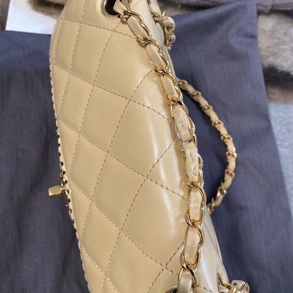 Rare Chanel Vintage Flap Bag with 24K Gold Hardware - Picture 12 of 16